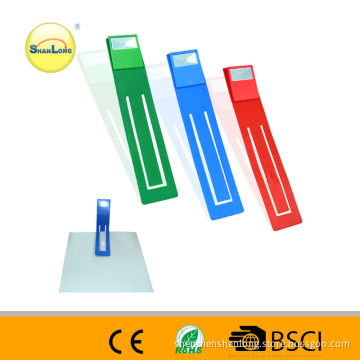 Colorful LED Book Light Lamp Book Gadget Page Mark Book Mark